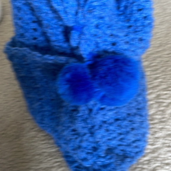 Blur crocheted bag. - Picture 3 of 4